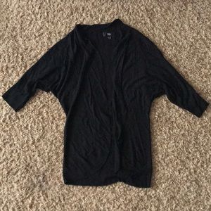 Black cardigan